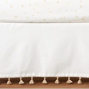 Pottery barn crib skirt
